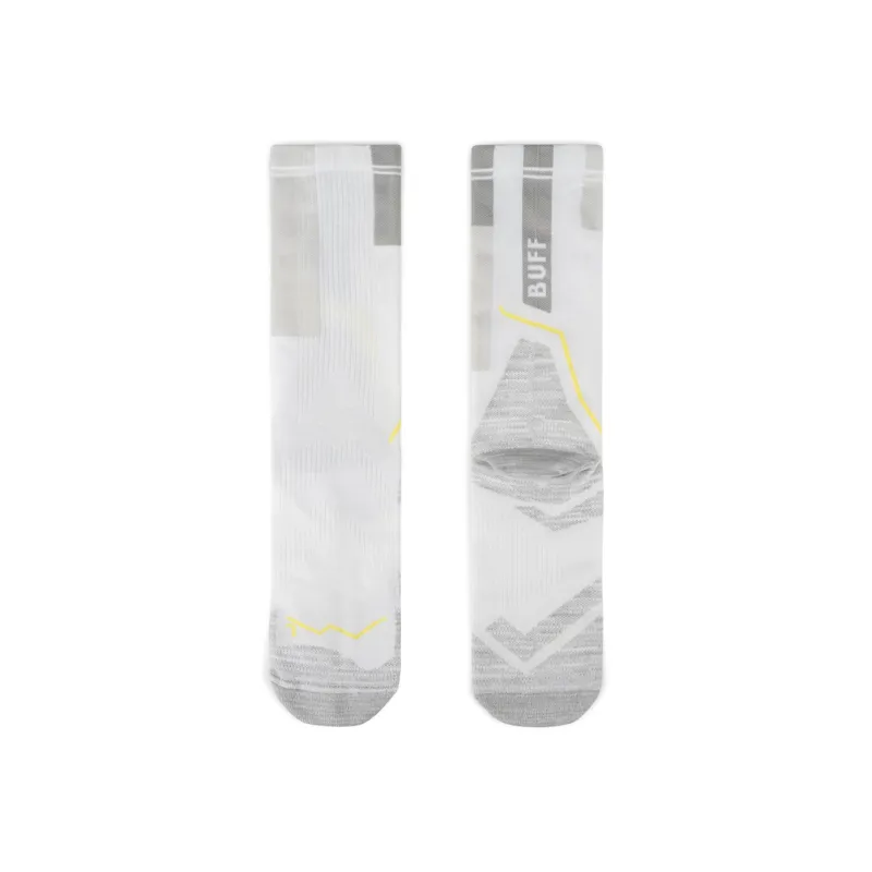 Buff Coolnet Crew Sock - White-2