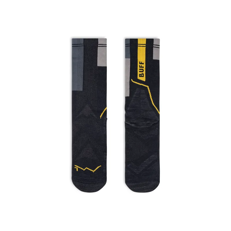 Buff Coolnet Crew Sock - Graphite-2