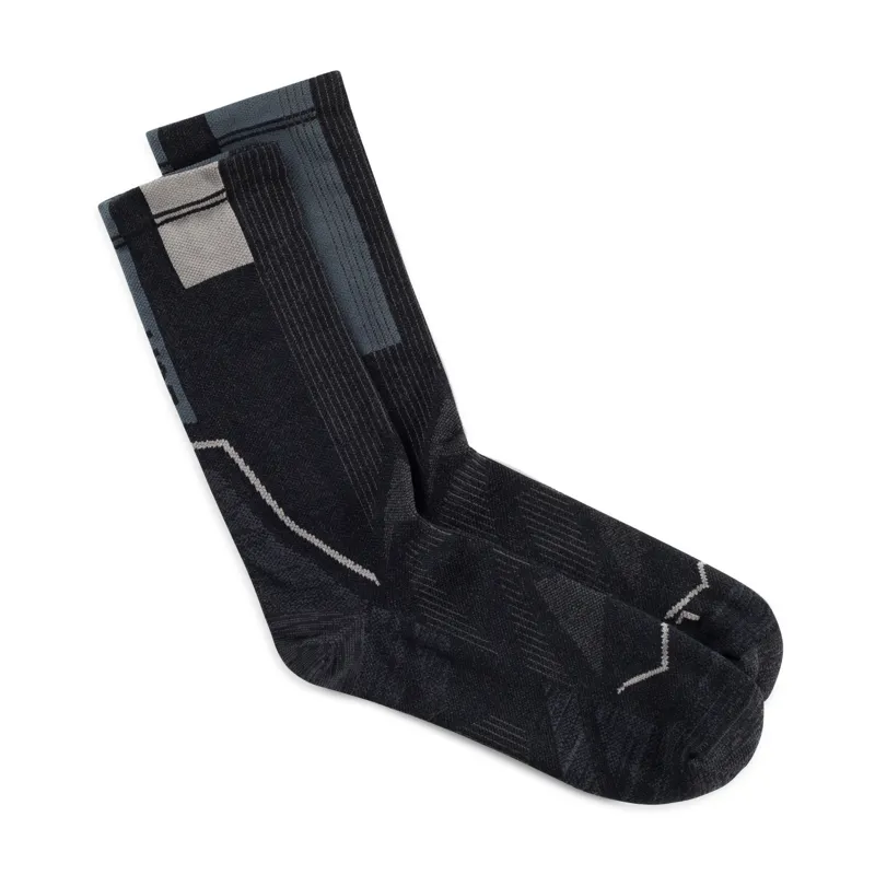 Buff Coolnet Crew Sock - Black-1