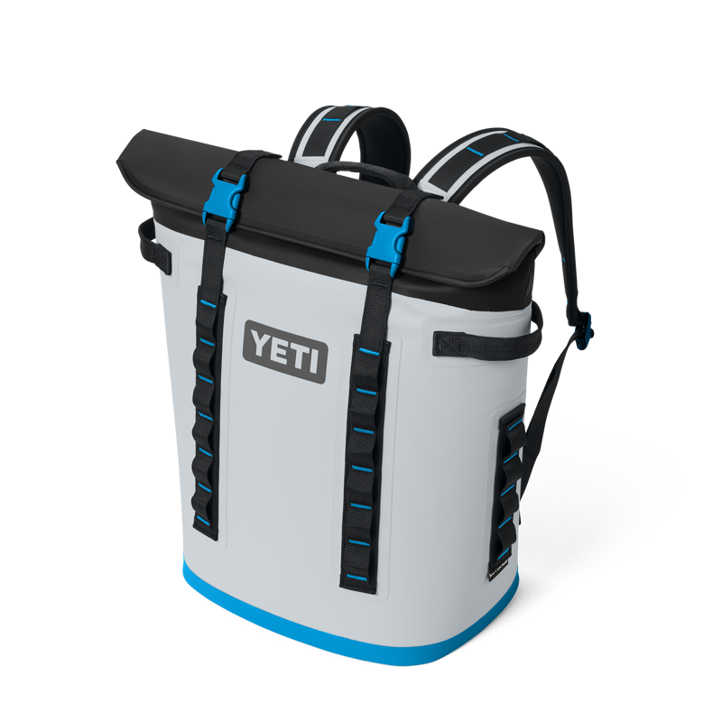 Yeti Hopper Backpack M20 Soft Cooler - Fog Grey/Blue-1
