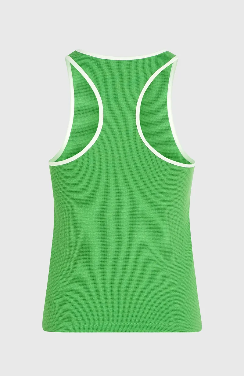 O'Neill Women's O'Riginals Waffle Tanktop - Grass-1