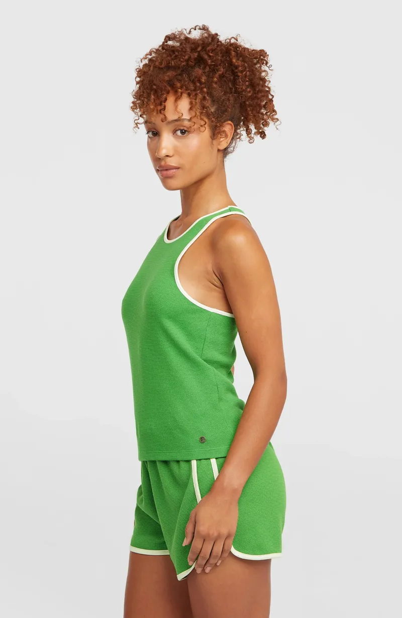 O'Neill Women's O'Riginals Waffle Tanktop - Grass-4