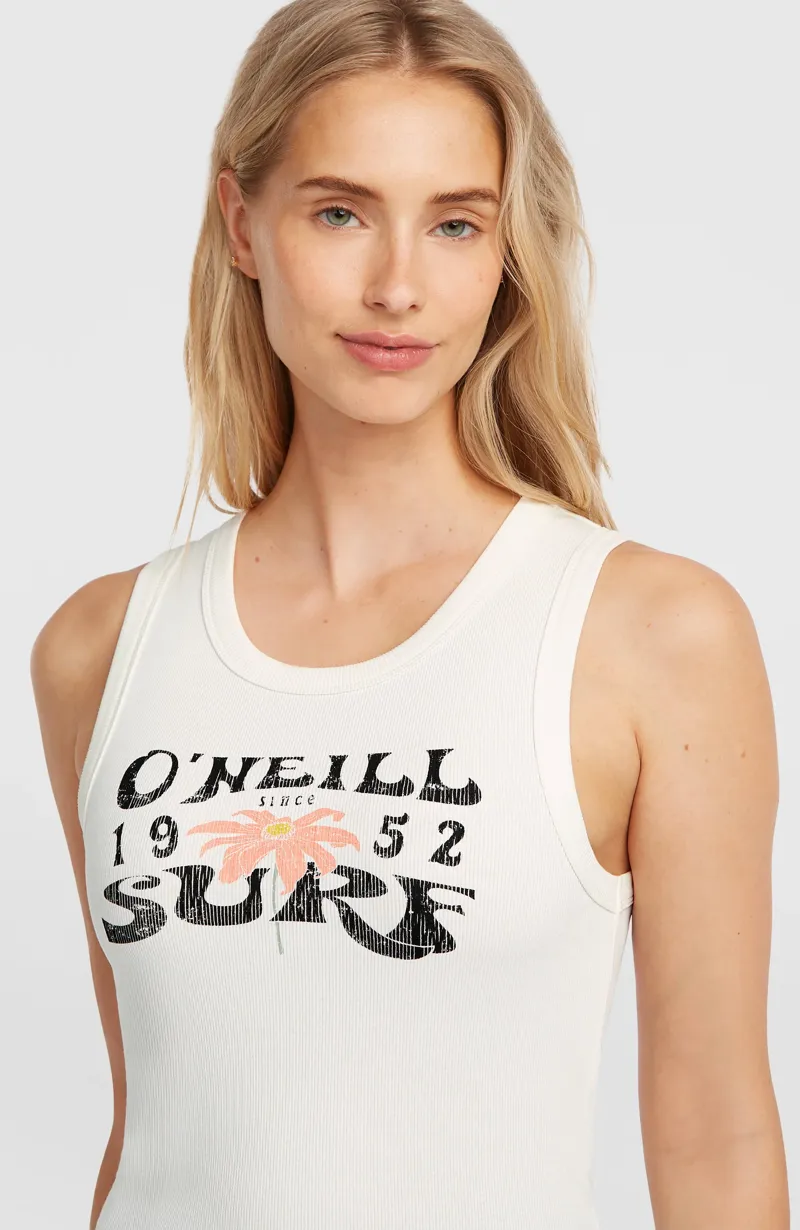 O'Neill Rib Tanktop - Snow White-3