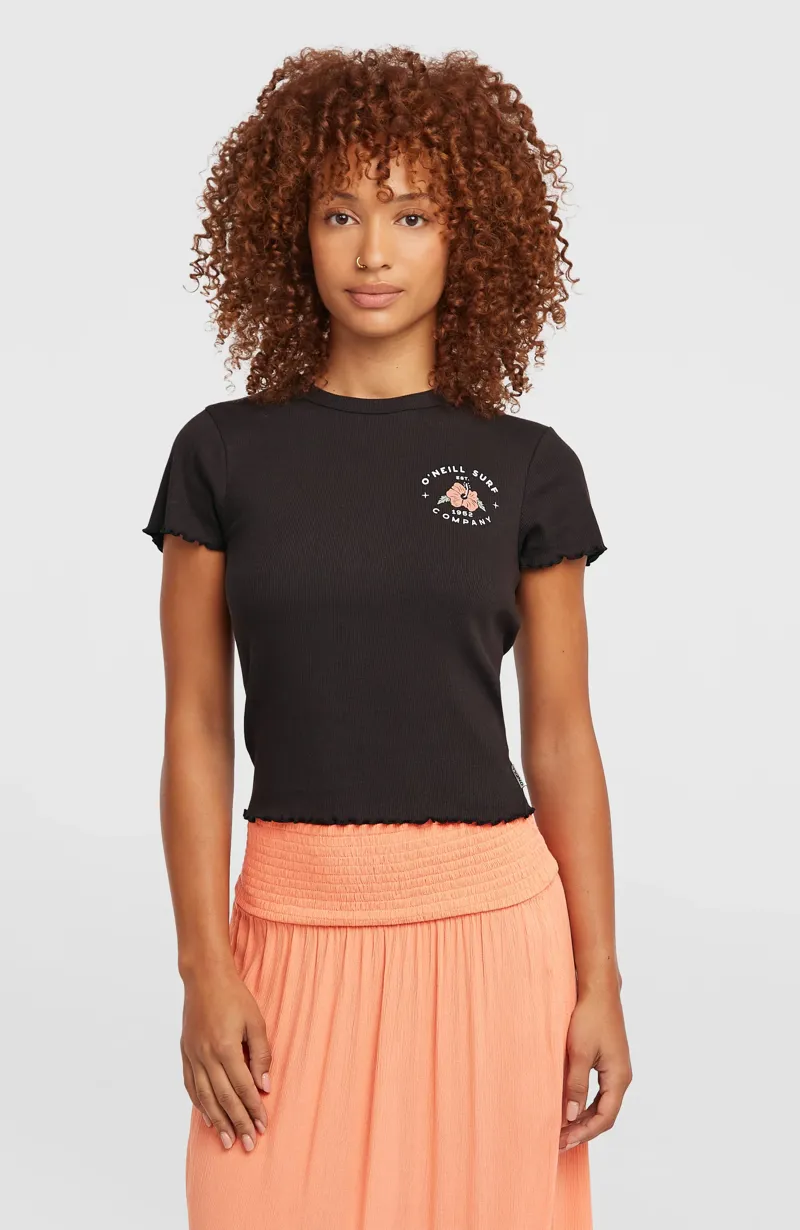 O'Neill Rib T-Shirt - Black Out-2