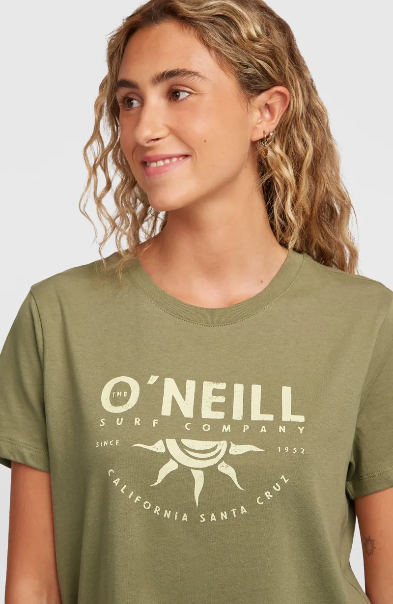O'Neill Front Print T-Shirt - Avery Fern-3