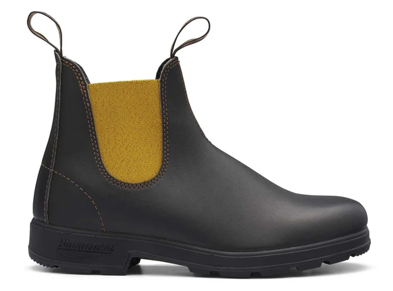 Blundstone 1919 Leather Boot - Brown/Mustard