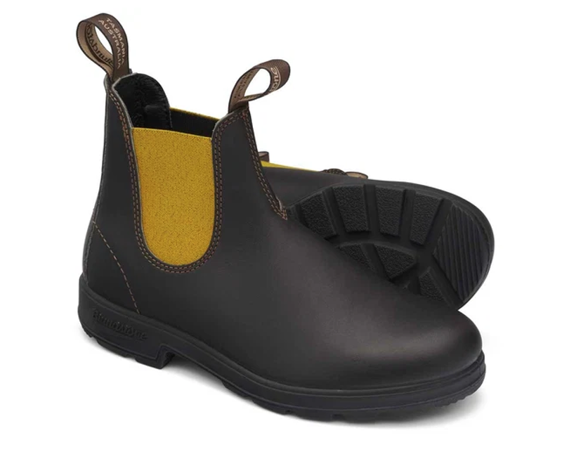 Blundstone 1919 Leather Boot - Brown/Mustard-1
