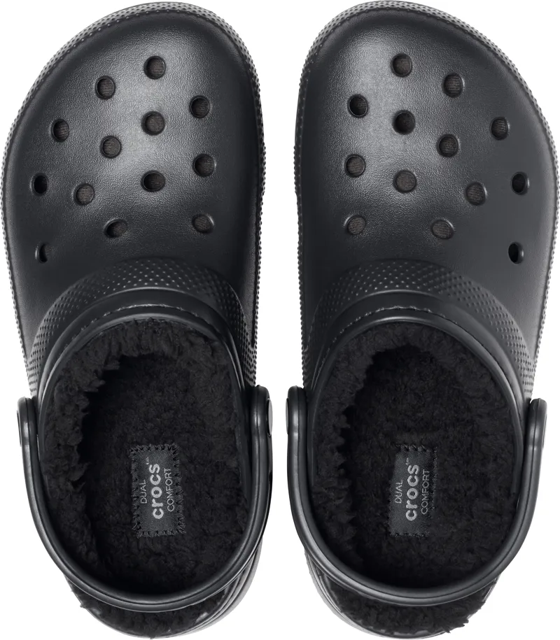 Crocs Classic Lined Clog - Black/Black-3