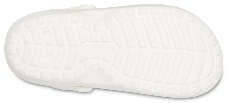 Crocs Classic Lined Clog - White/Grey-6