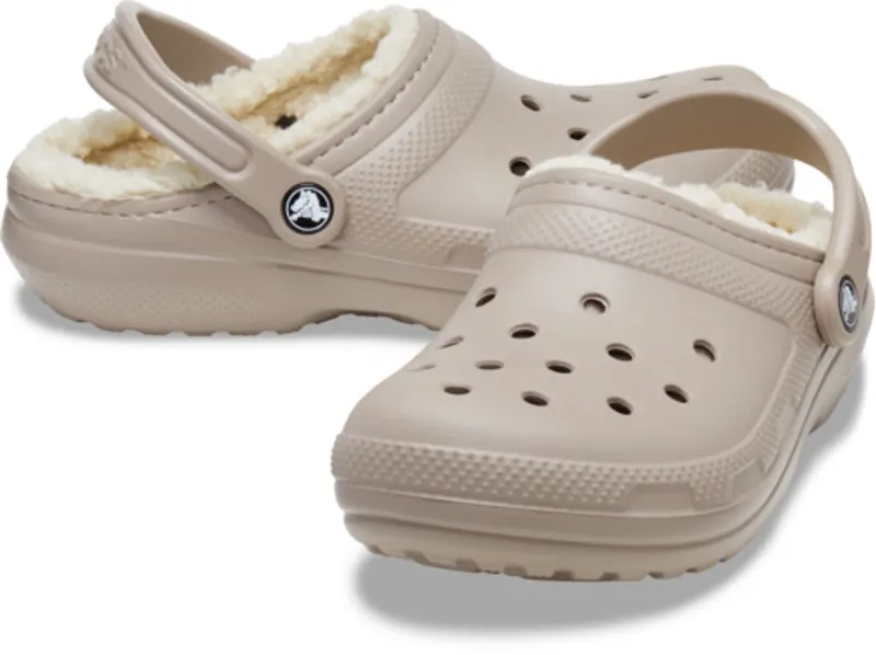 Crocs Classic Lined Clog - Mushroom/Bone