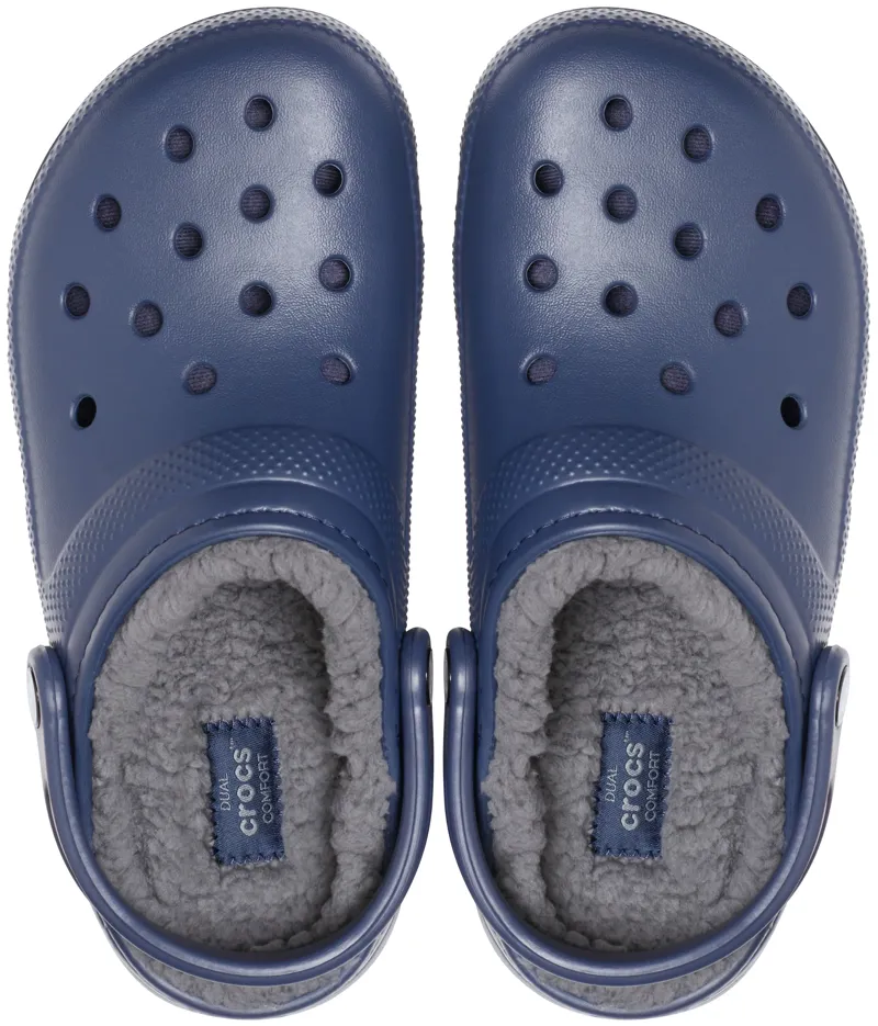 Crocs Classic Lined Clog - Navy/Charcoal-2