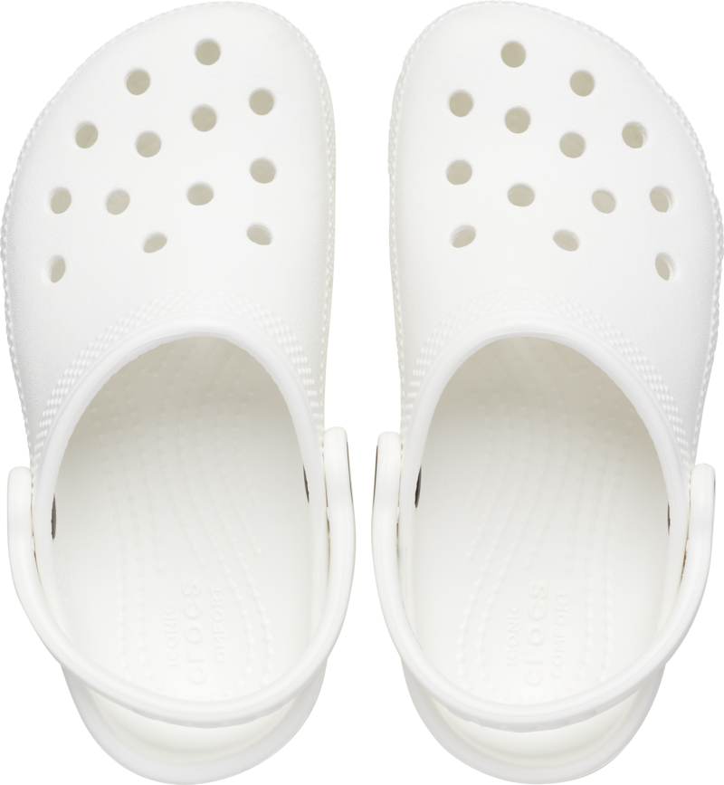 Crocs Toddler Classic Clog - White-4