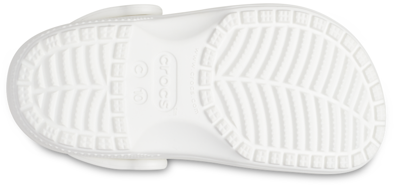 Crocs Toddler Classic Clog - White-5