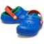 Crocs Kids Classic Lined Clog - Blue Bolt/Multi