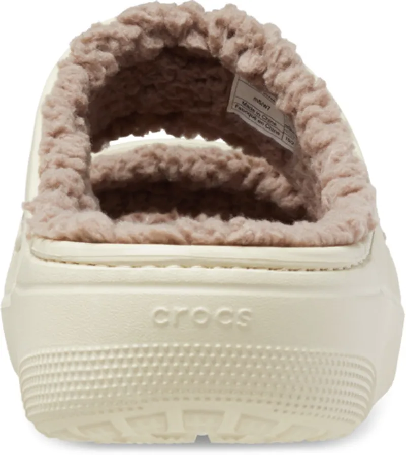 Crocs Classic Cozzzy Sandal - Bone/Mushroom-1