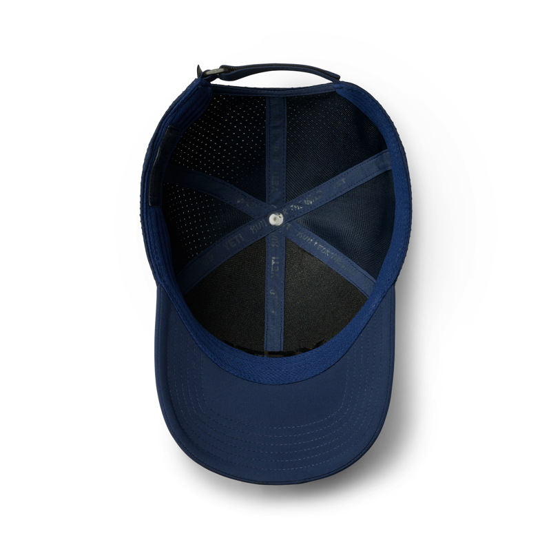 Yeti Logo Structured Performance Cap - Navy-4
