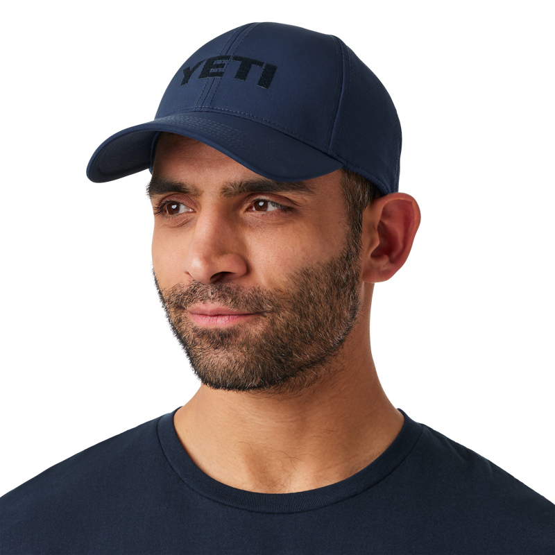 Yeti Logo Structured Performance Cap - Navy-5