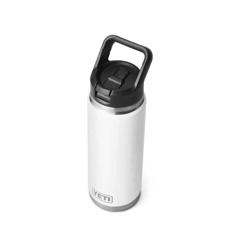 Yeti Rambler 26oz Straw Bottle - White-2