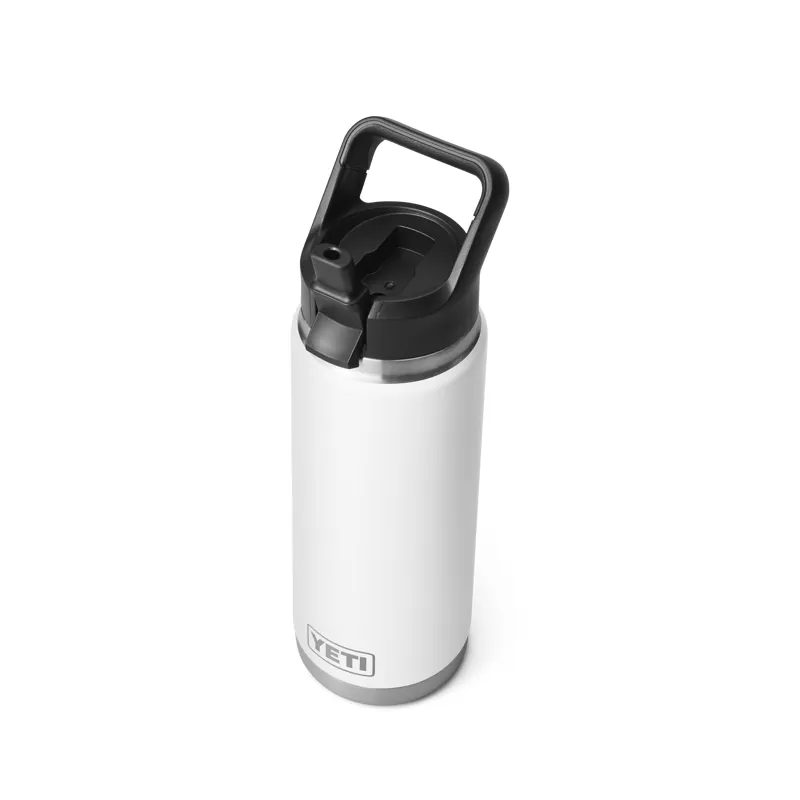 Yeti Rambler 26oz Straw Bottle - White-3