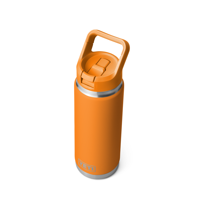 Yeti Rambler 26oz Colour Straw Bottle - King Crab Orange-4