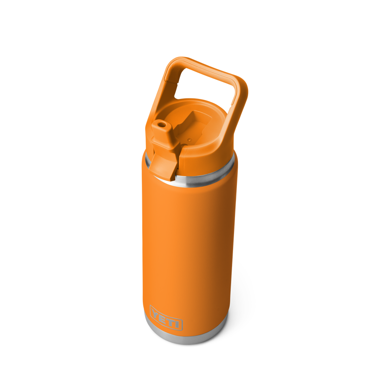 Yeti Rambler 26oz Colour Straw Bottle - King Crab Orange-5