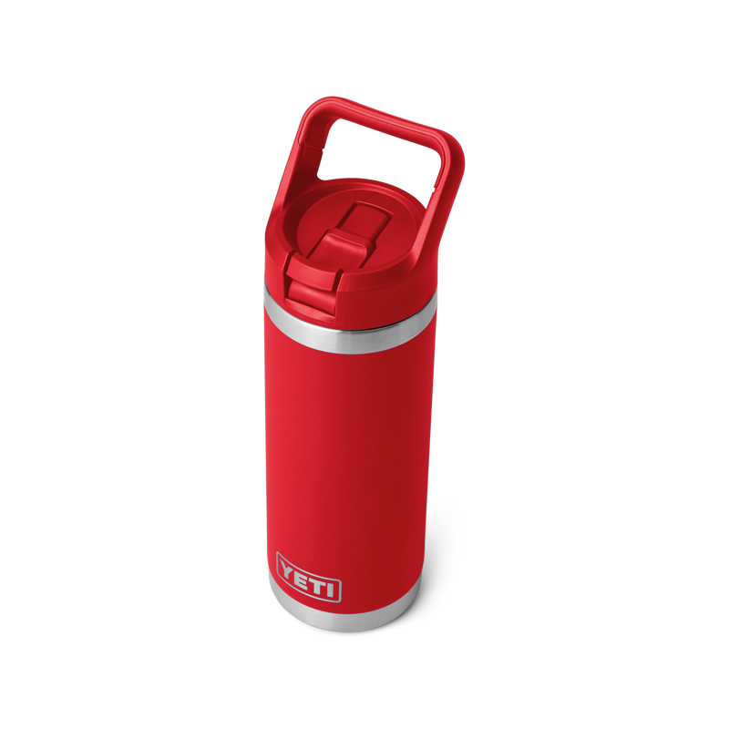 Yeti Rambler 18oz Colour Straw Bottle - Rescue Red-4