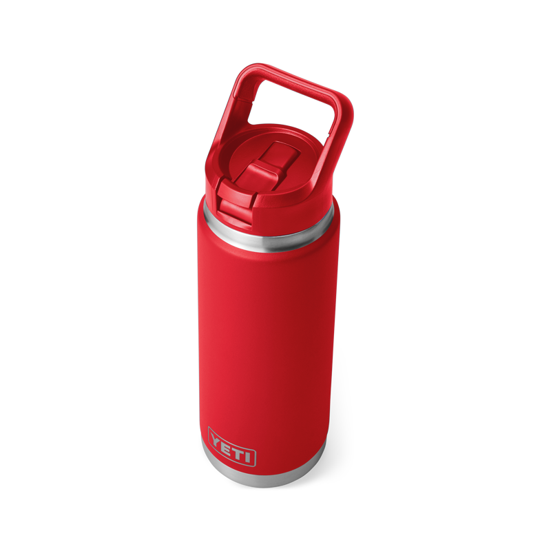 Yeti Rambler 26oz Colour Straw Bottle - Rescue Red-4