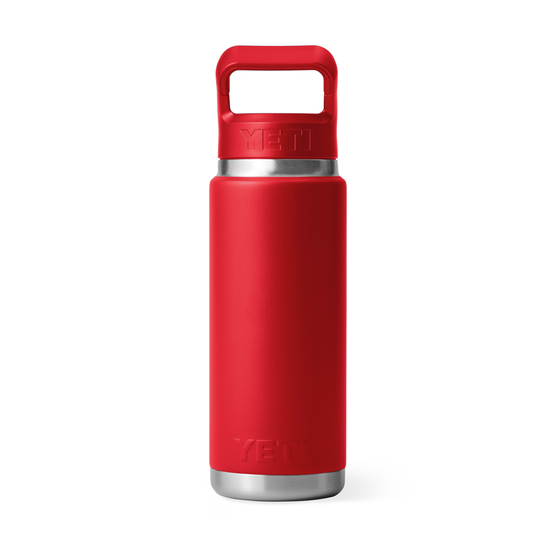 Yeti Rambler 26oz Colour Straw Bottle - Rescue Red-2