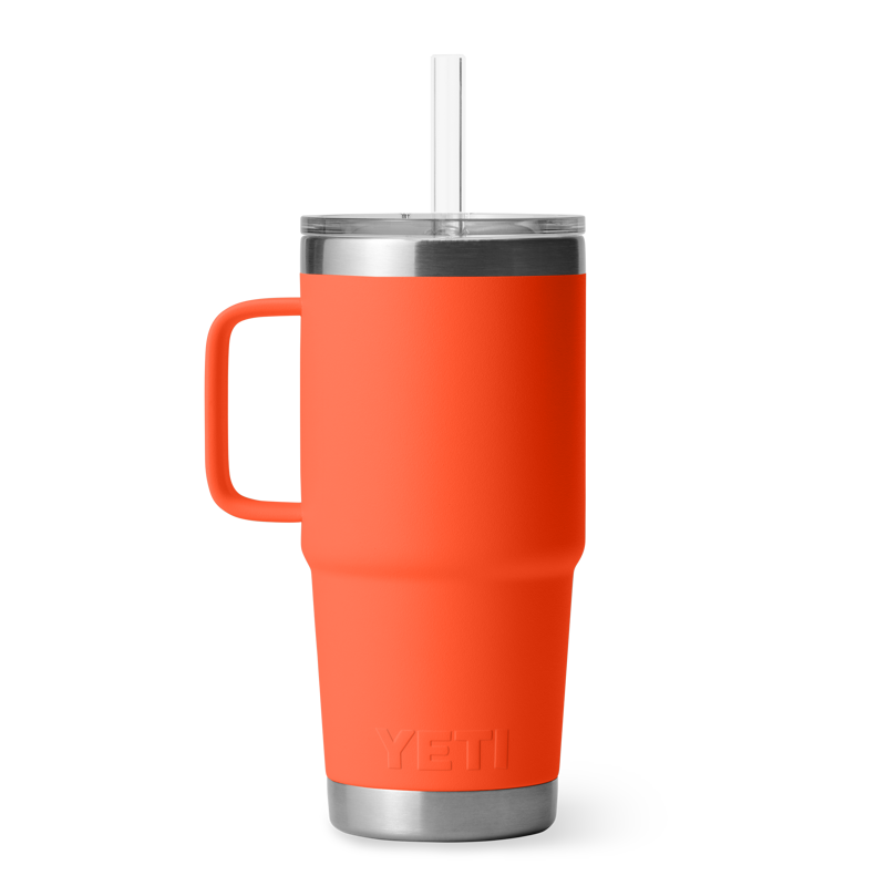 Yeti Rambler 25oz Straw Mug - Papaya-1