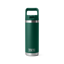 Yeti Rambler 18oz Colour Straw Bottle - Black Forest Green
