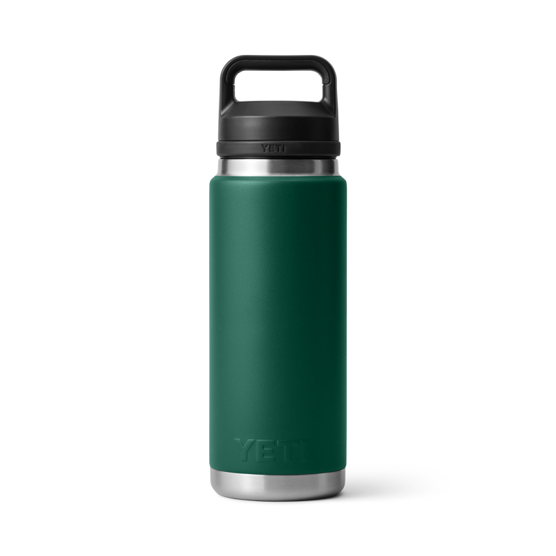 Yeti Rambler 26oz Chug Bottle - Black Forest Green-1
