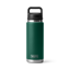 Yeti Rambler 26oz Chug Bottle - Black Forest Green