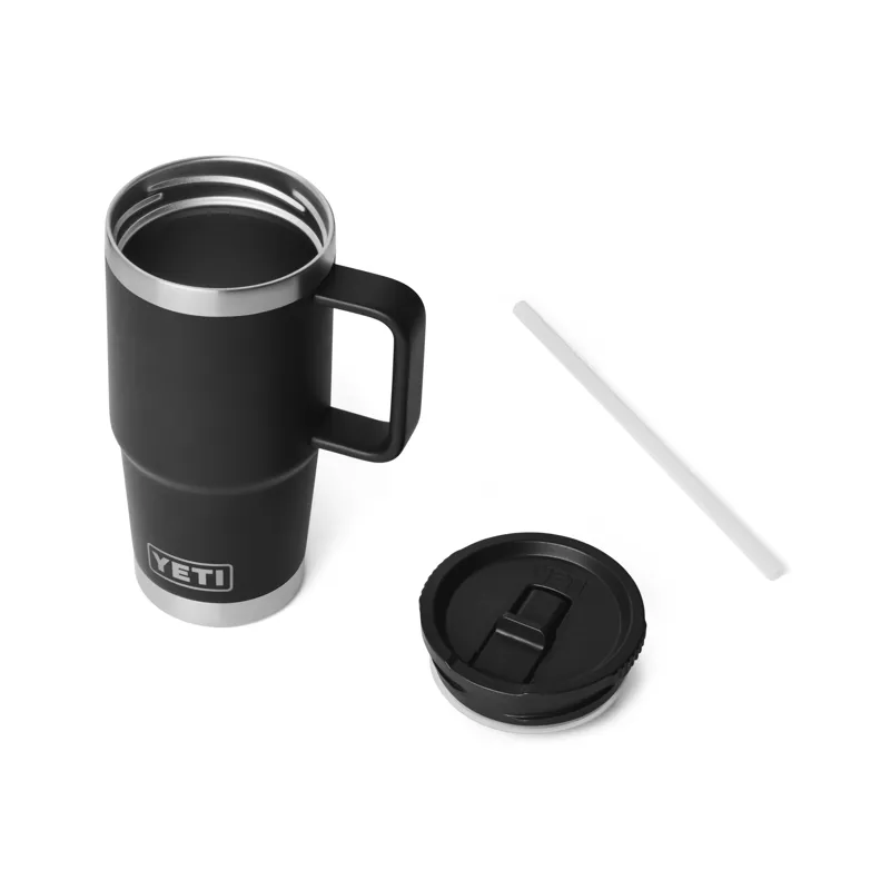 Yeti Rambler 20oz Travel Straw Mug - Black-2