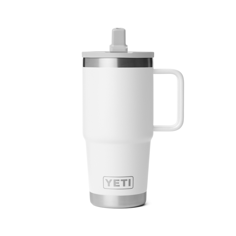 Yeti Rambler 20oz Travel Straw Mug - White