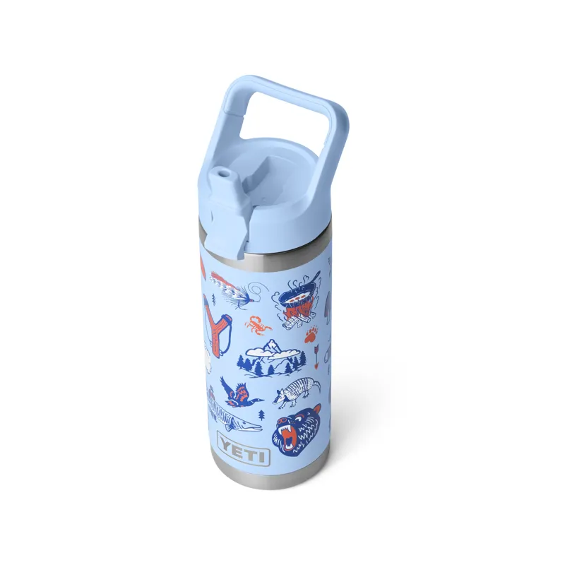 Yeti Rambler 18oz Colour Straw Bottle - Big Sky Summer Camp-3