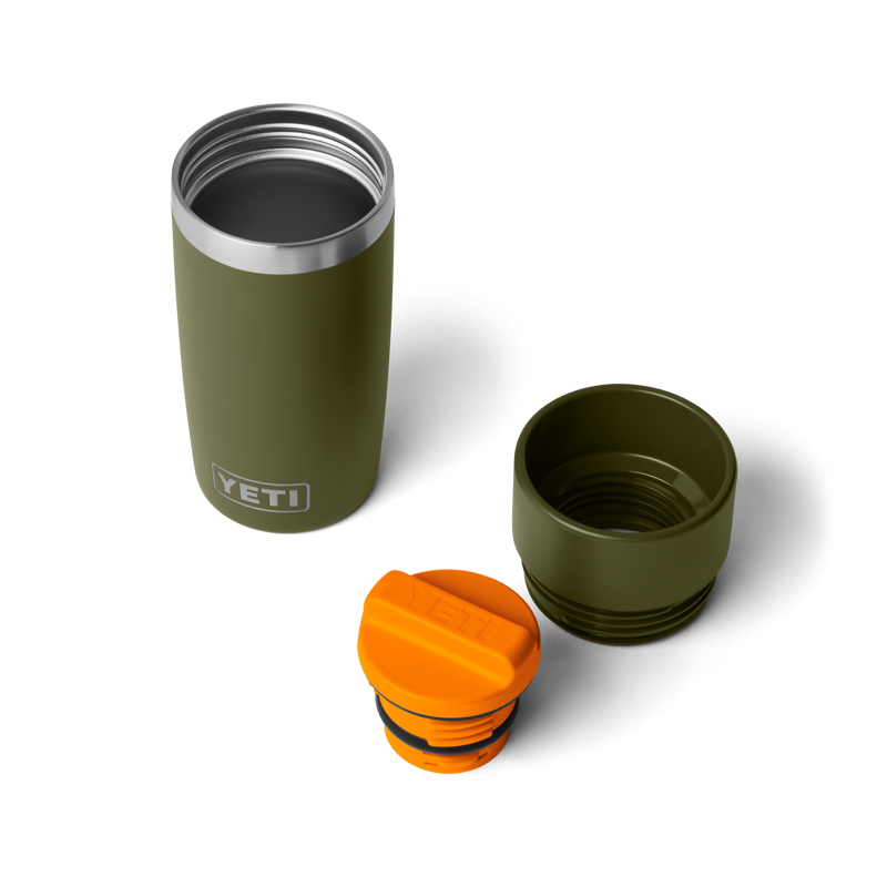 Yeti Rambler 12oz Travel Bottle - Olive/King Crab Orange-3