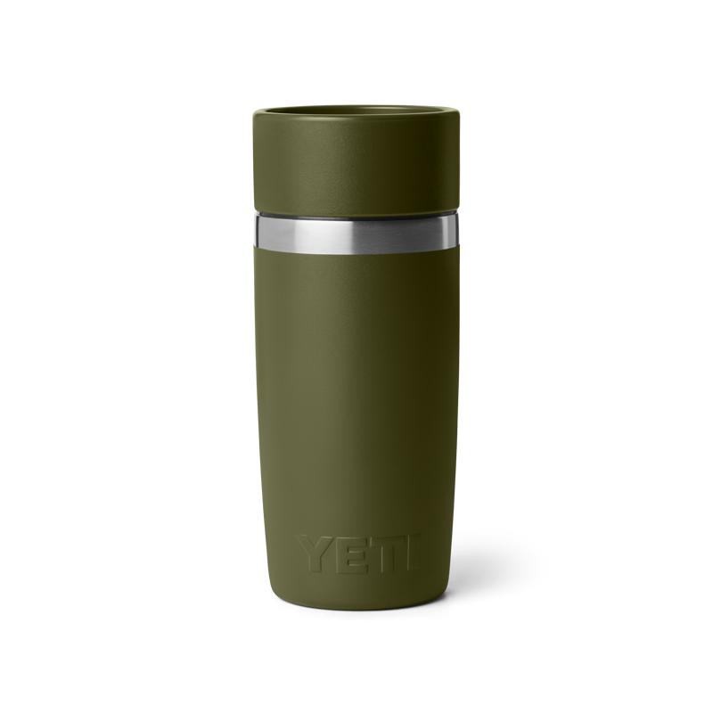 Yeti Rambler 12oz Travel Bottle - Olive/King Crab Orange-1