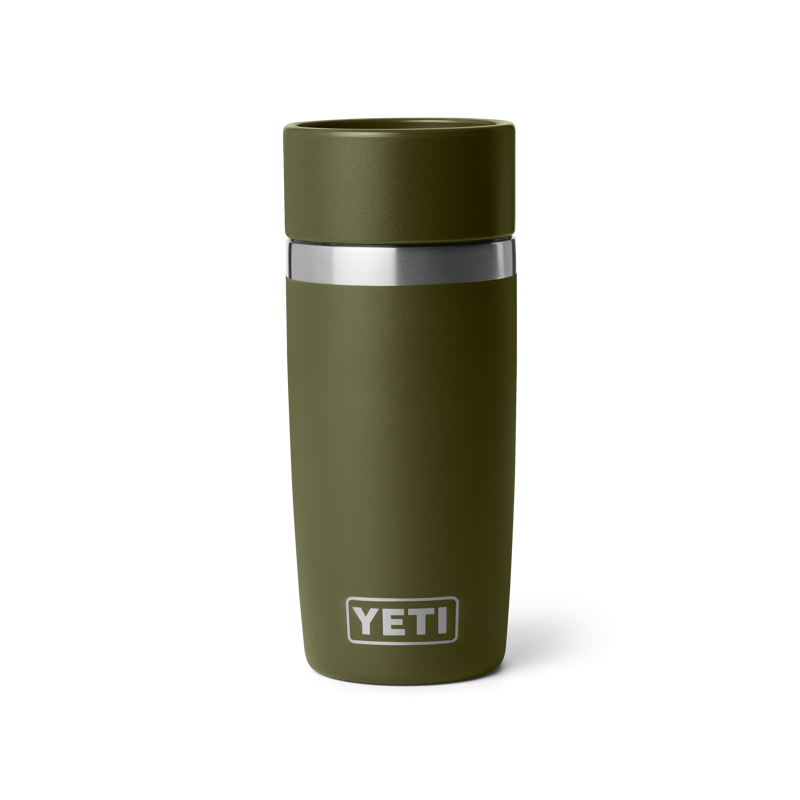 Yeti Rambler 12oz Travel Bottle - Olive/King Crab Orange