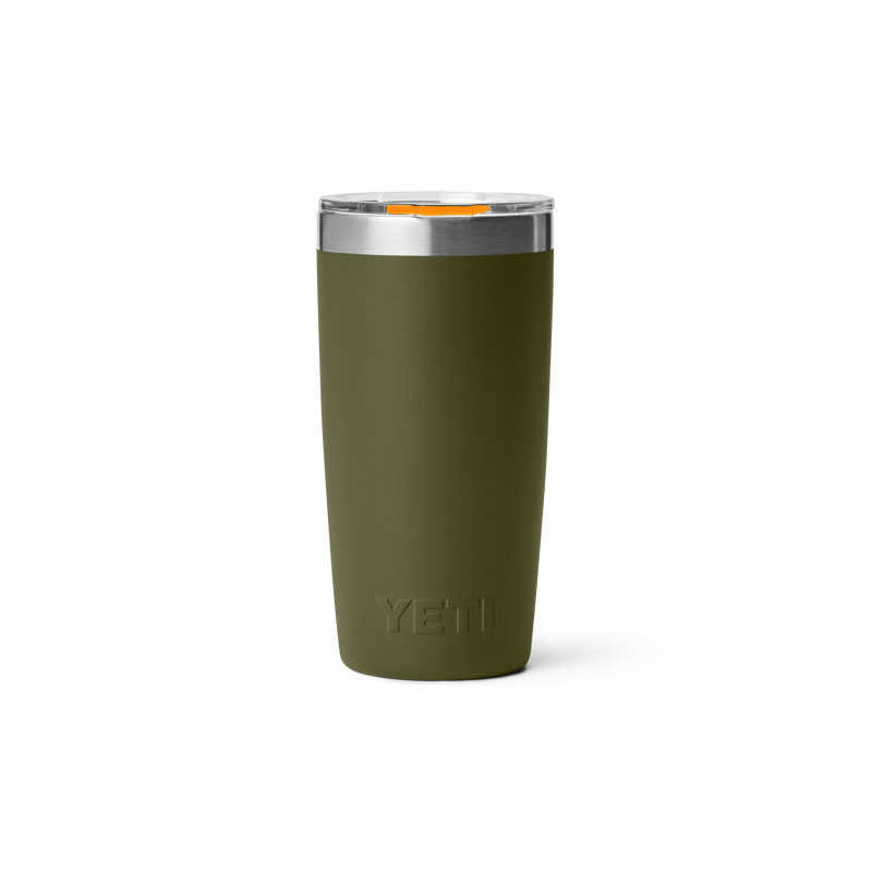 Yeti Rambler 10oz Tumbler - Olive/King Crab Orange-1