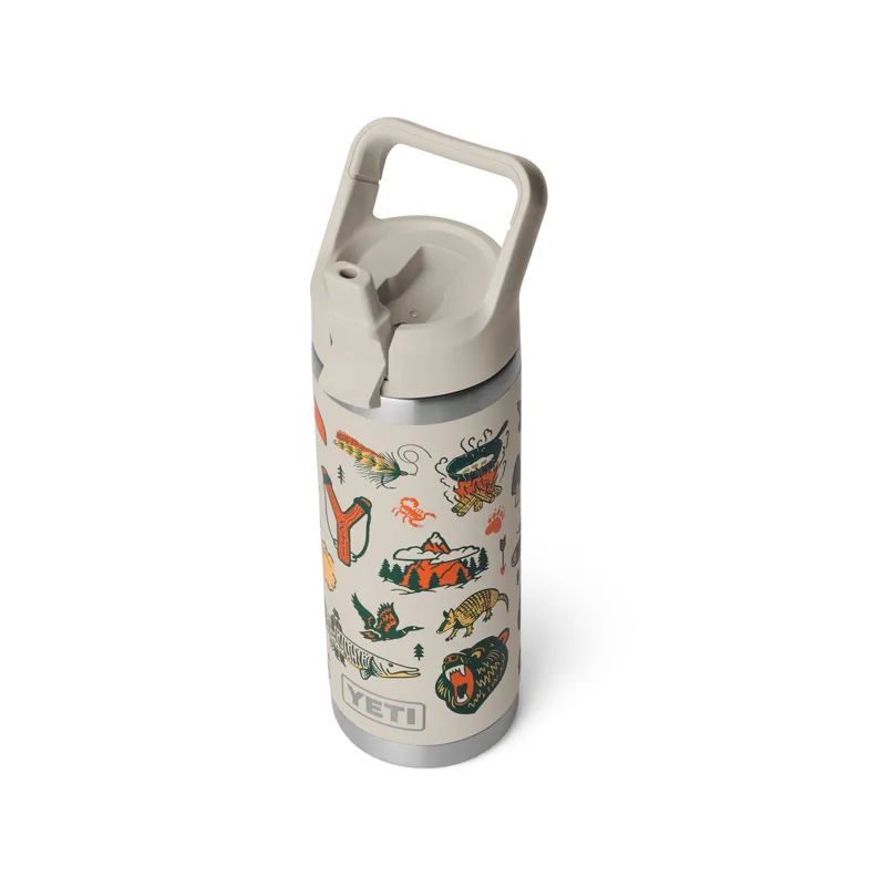 Yeti Rambler 18oz Colour Straw Bottle - Cape Summer Camp-3