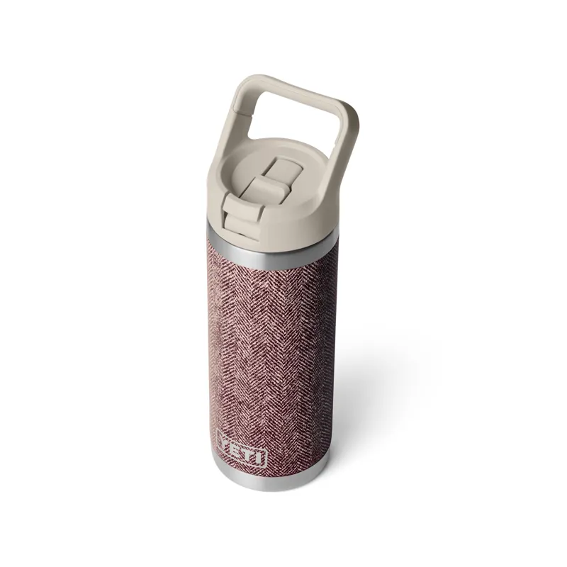 Yeti Rambler 18oz Colour Straw Bottle - Riverhead Red-3