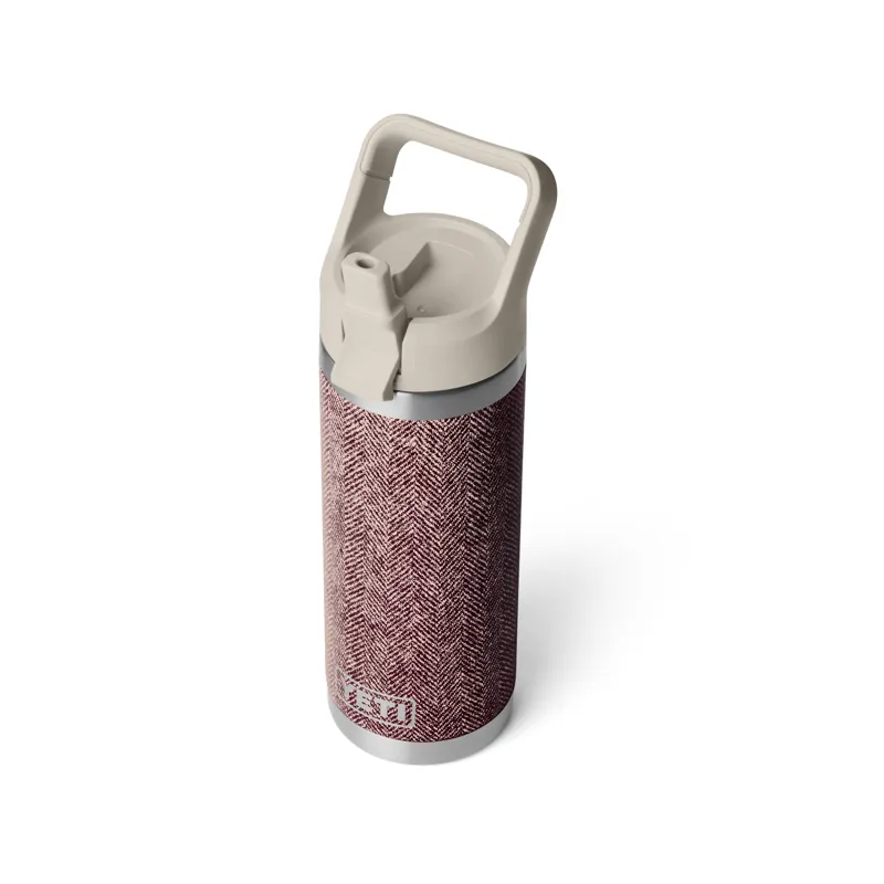 Yeti Rambler 18oz Colour Straw Bottle - Riverhead Red-4