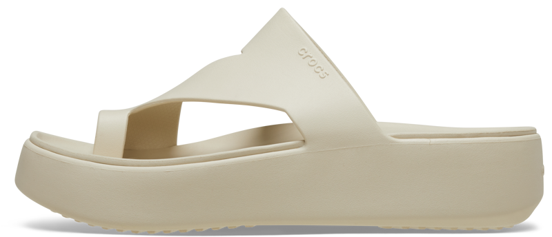 Crocs Getaway Platform Toe Loop - Sandstone-1
