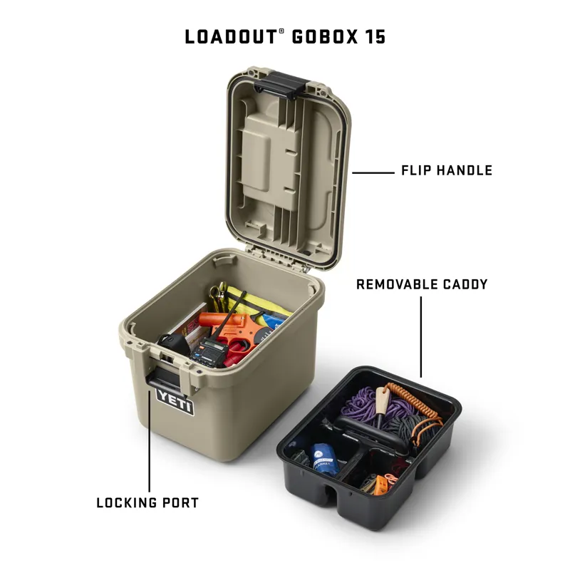 Yeti Loadout GoBox 15 - King Crab Orange-7
