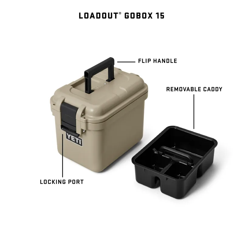 Yeti Loadout GoBox 15 - King Crab Orange-8