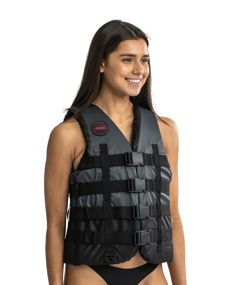 Jobe 4 Buckle Buoyancy Aid Nylon Vest Black-2