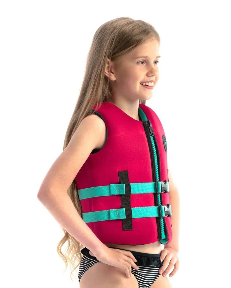 Jobe Neoprene Vest Youth Hot Pink-2
