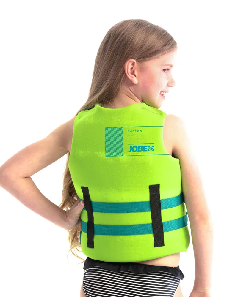 Jobe Neoprene Buoyancy Aid Vest Youth Lime Green-1
