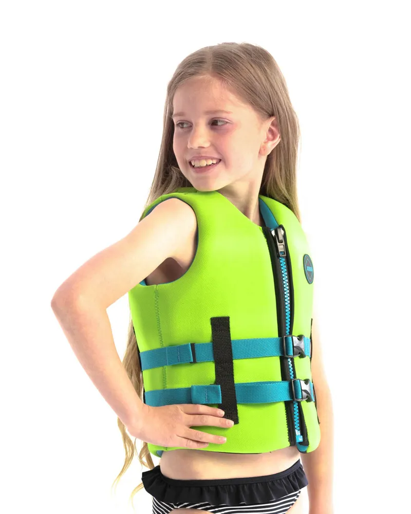 Jobe Neoprene Buoyancy Aid Vest Youth Lime Green-2
