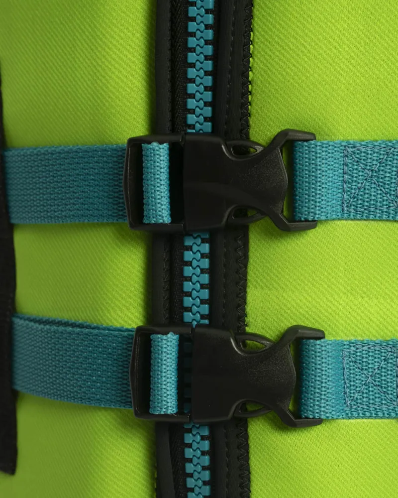 Jobe Neoprene Buoyancy Aid Vest Youth Lime Green-4